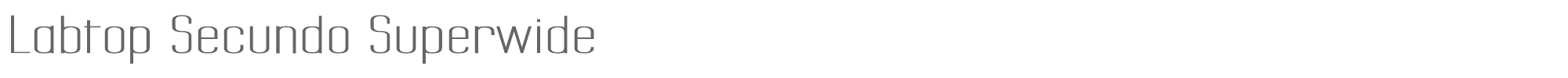 Labtop LABTSECS.ttf font preview
